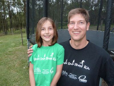 Andrew Speechly participated in the Healthy Dads Healthy Kids program with his daughter Isabella and lost 10 kilograms.