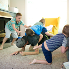‘That’s getting a bit wild, kids!’ Why children love to play-fight and why it is good for them