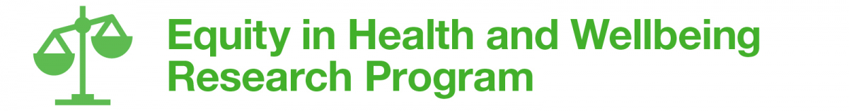 HMRI Equity in Health and Wellbeing Research Program 