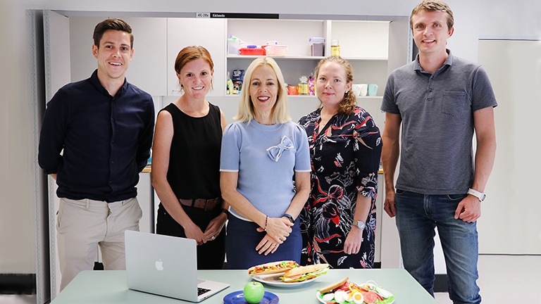 Dr Lee Ashton, A-Prof Tracy Burrows, Prof Clare Collins, Dr Megan Rollo and Dr Marc Adam