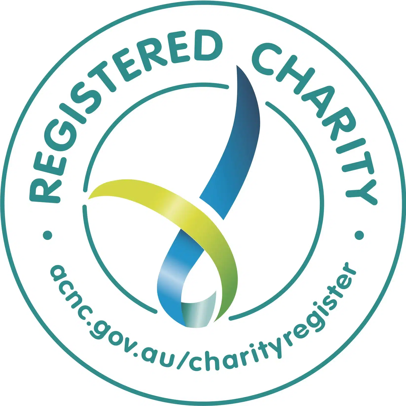 The Australian Charities and Not-for-profits Commission Registered Charity Tick logo