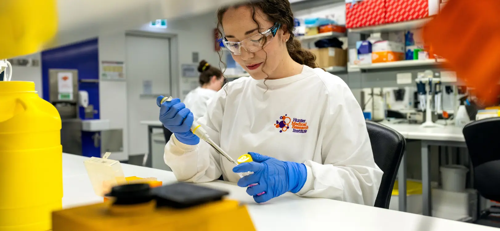 Federal Budget investment in medical research is good news for regional communities | Image shows researcher within a lab