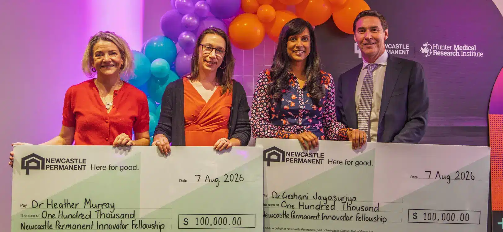 Two Hunter researchers backed with 200,000 to turn breakthrough ideas into better health